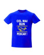 trc083 Cel mai bun pescar albastru Tricou personalizat cel mai bun pescar cadouri pentru pescari tricouri pentru pescari