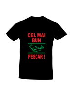 trc083 Cel mai bun pescar negru Tricou personalizat cel mai bun pescar cadouri pentru pescari tricouri pentru pescari