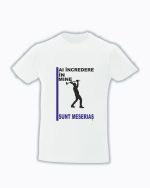 trc084 Ai incredere in mine sunt meserias alb Tricou personalizat sunt meserias cadouri pentru constructori tricouri pentru constructori