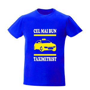 Tricou personalizat Cel mai bun taximetrist cadouri pentru taximetristi tricouri personalizate pentru taximetristi
