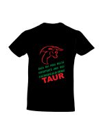 trc087 Daca dai prea multa importanta unui bou va incepe sa se creada taur negru Tricou personalizat daca dai prea multa importanta unui bou cadouri cu mesaje haioase tricouri cu mesaje haioase
