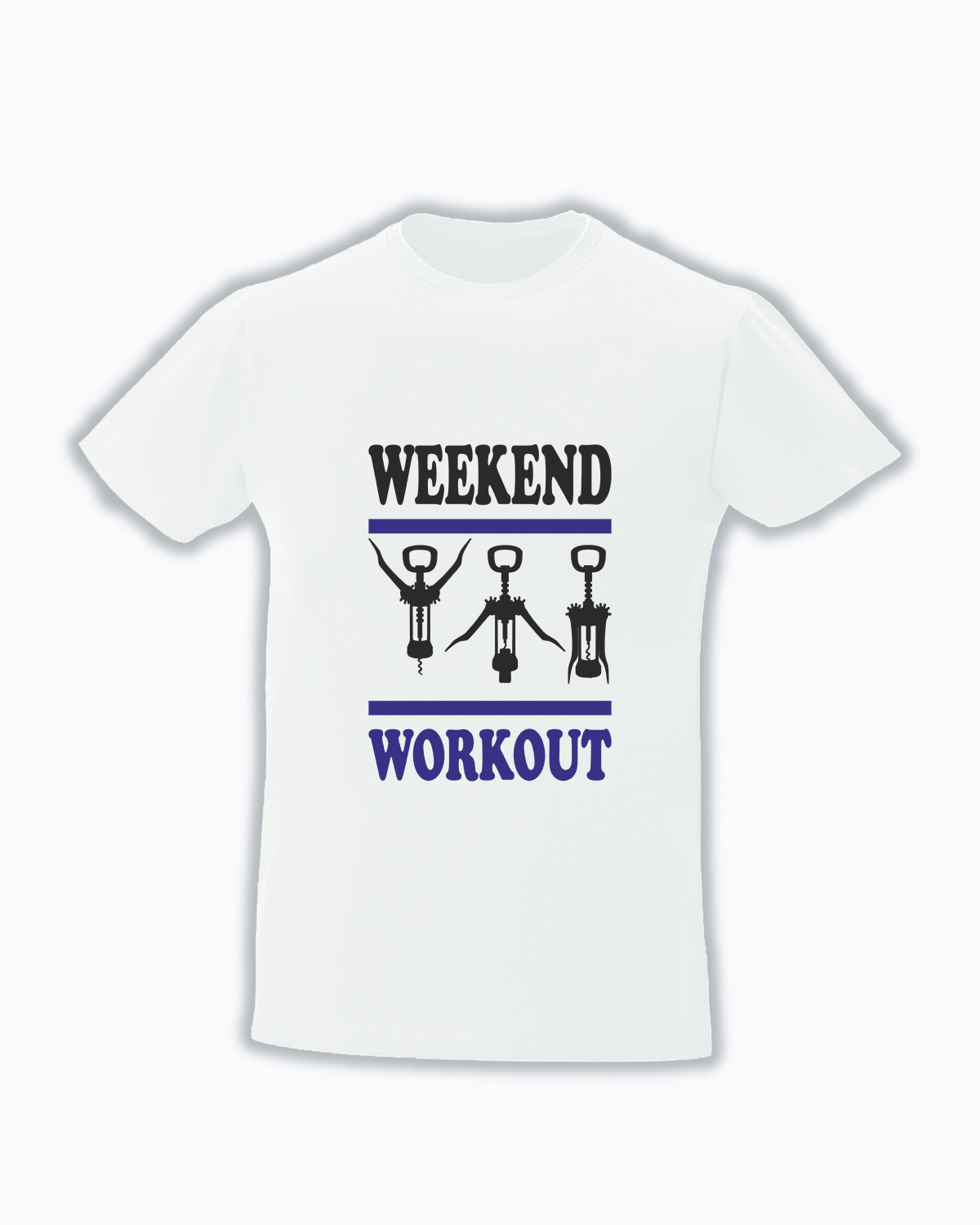 Tricou personalizat weekend workout tricouri cu mesaje haioase