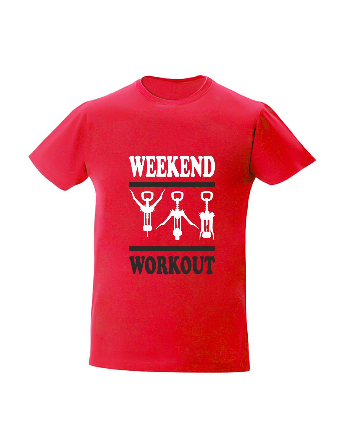 Tricou personalizat weekend workout tricouri cu mesaje haioase