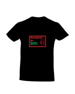 trc096 Recipient de bere negru tricou personalizat Recipient de bere cadouri haioase tricouri cu mesaje haioase