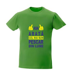 Tricou personalizat asa arata cel mai bun pescar din lume cadouri pentru pescari