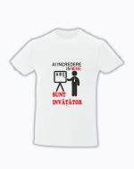 trc101 Ai incredere in mine sunt invatator alb Tricou personalizat ai incredere in mine sunt invatator educator invatatoare educatoare profesor profesoara cadouri pentru cadre didactice