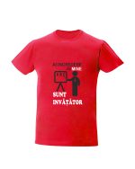trc101 Ai incredere in mine sunt invatator rosu Tricou personalizat ai incredere in mine sunt invatator educator invatatoare educatoare profesor profesoara cadouri pentru cadre didactice
