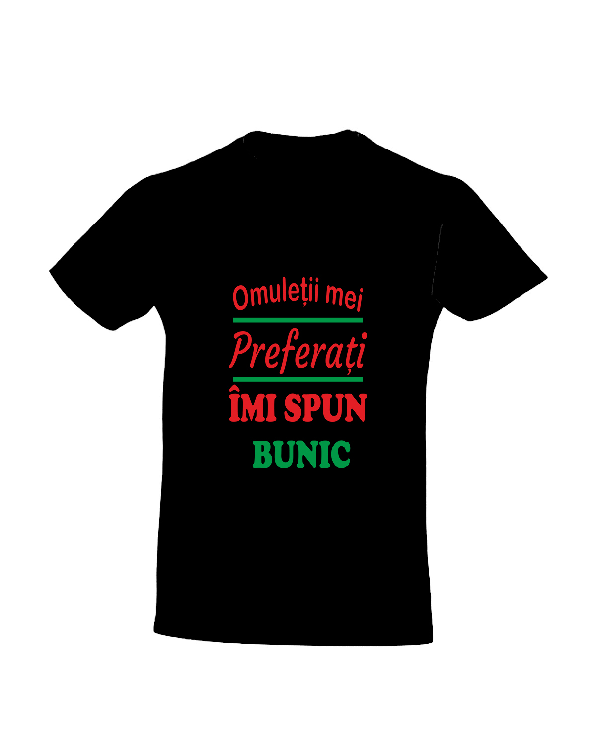 tricou personalizat Omuletii mei preferati imi spun bunic cadouri pentru bunici tricouri pentru bunici