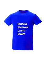 trc104 lansete momeala sotie bere albastru Tricou personalizat Lanseta momeala sotie bere cadouri pentru pescari