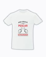 trc106 Asa arata un pescar extraordinar alb Tricou personalizat Asa arata un pescar extraordinar cadouri pentru pescari tricouri pentru pescari
