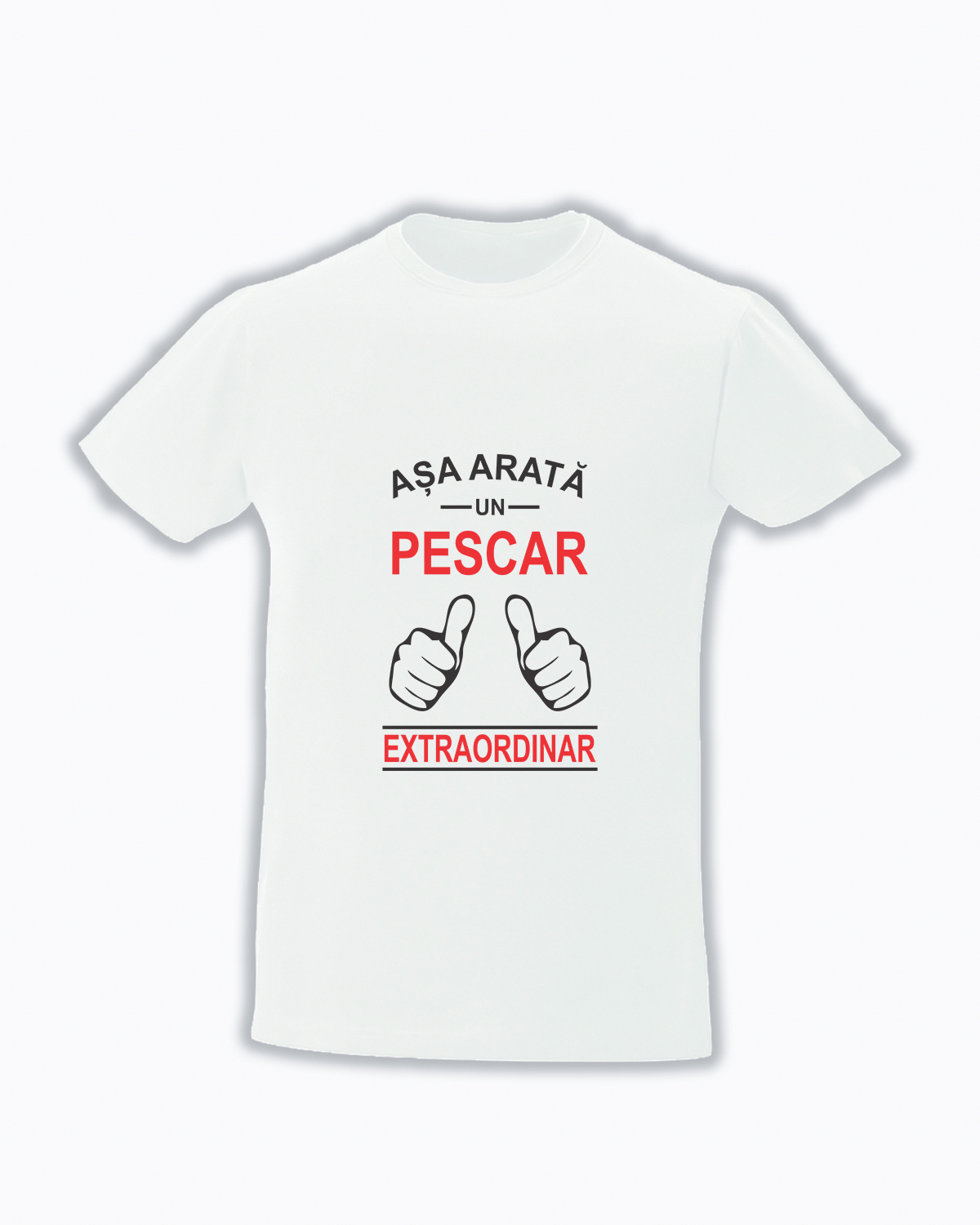 trc106 Asa arata un pescar extraordinar alb Tricou personalizat Asa arata un pescar extraordinar cadouri pentru pescari tricouri pentru pescari