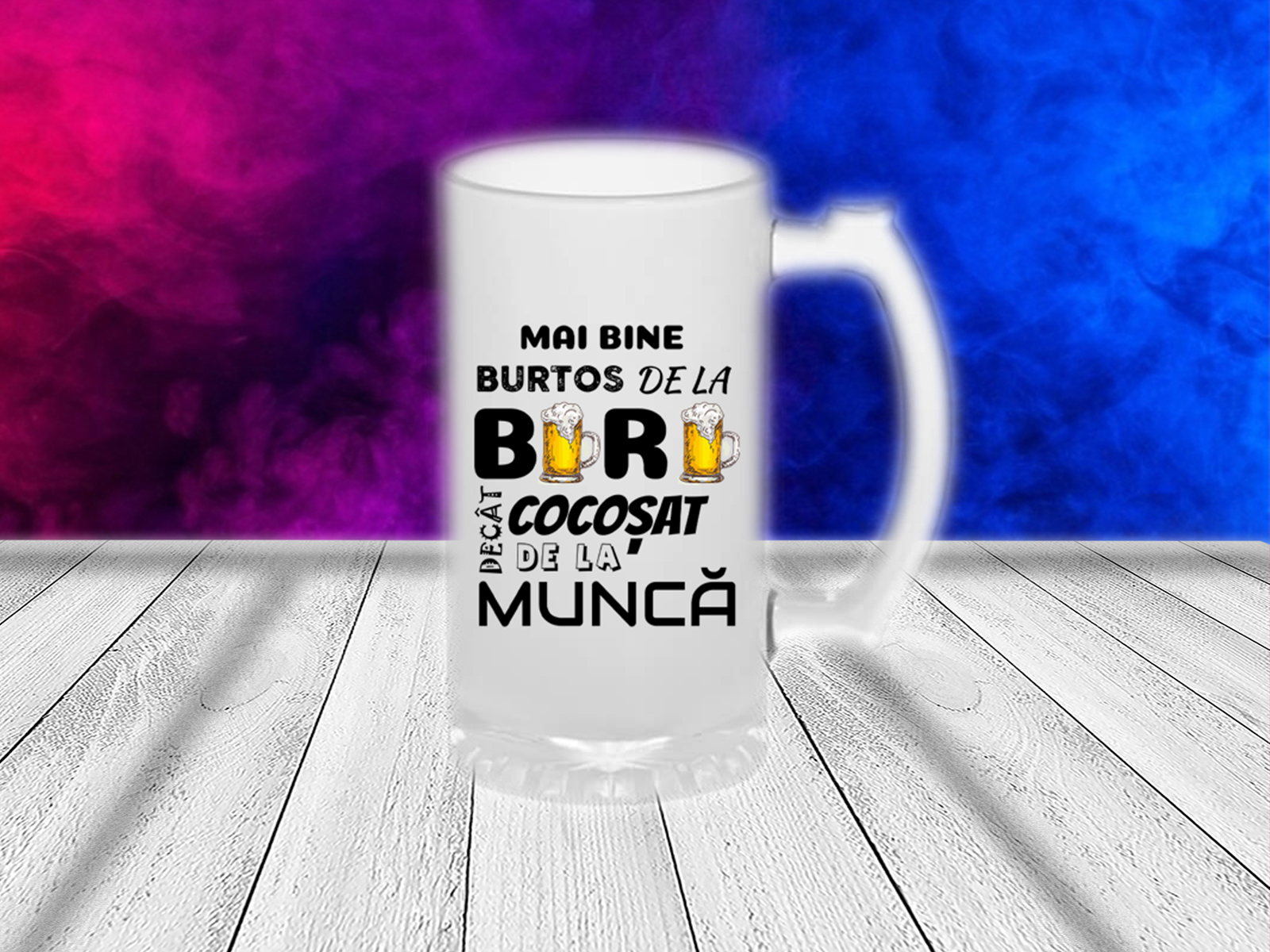 Halba personalizata mai bine burtos de la bere halbe personalizate cu poza si mesaj