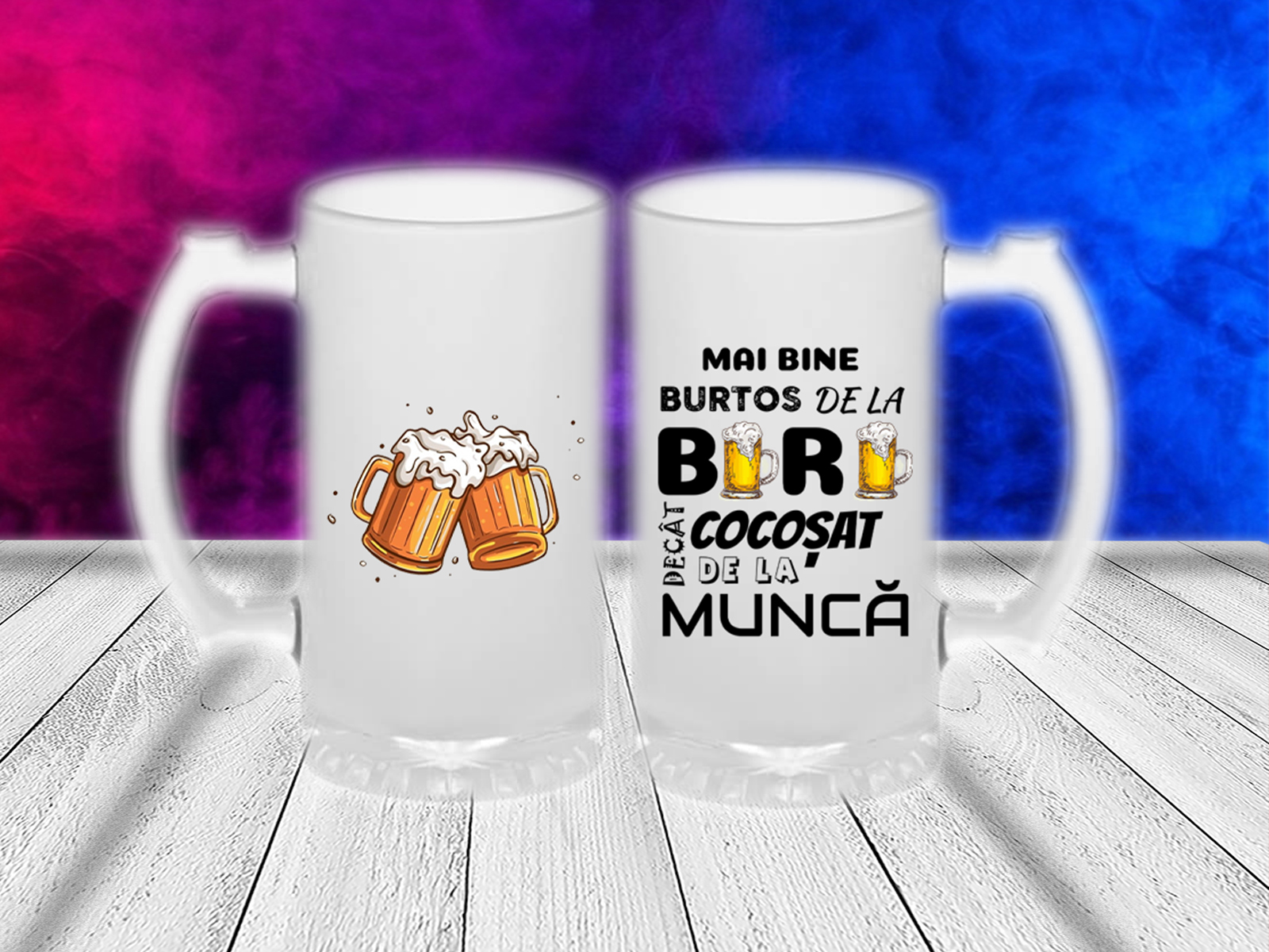 Halba personalizata mai bine burtos de la bere halbe personalizate cu poza si mesaj