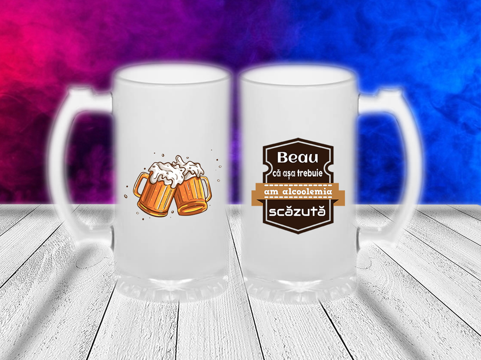 halba personalizata beau ca asa trebuie am alcoolemia scazuta halbe personalizate cu mesaj si poza