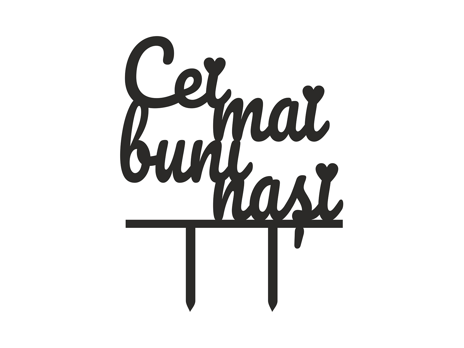 Cake topper Cei mai buni nasi