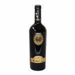 Vin007 Sticla de vin La mulți ani 60 Vin personalizat pentru zi de naștere sticla vin personalizata cu mesaj sau poza cadouri personalizate unicate vinuri personalizate
