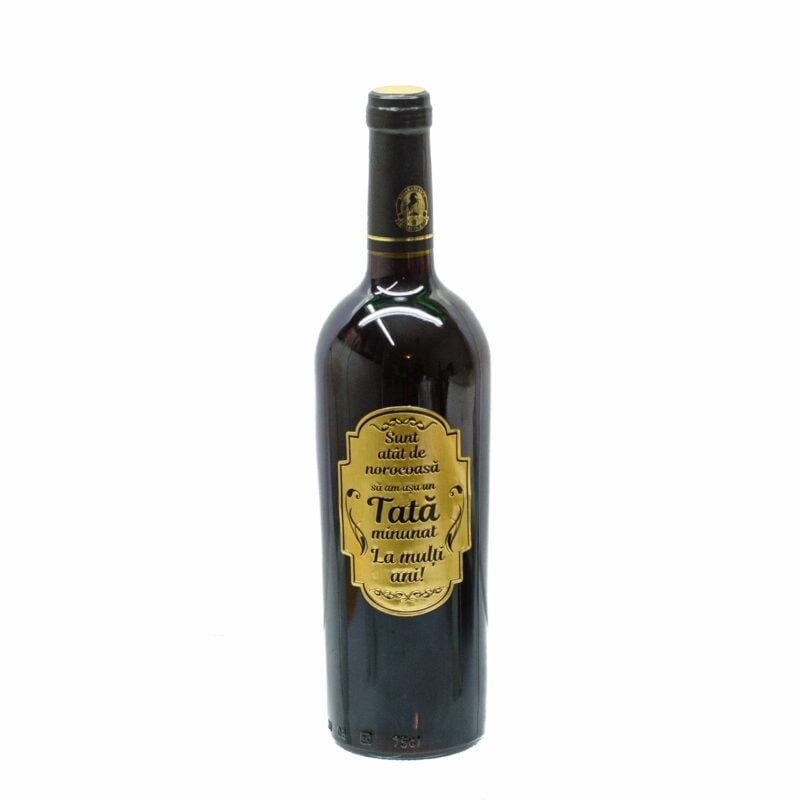 Vin personalizat pentru ocazii si persoane speciale speciale sticla vin personalizata cu mesaj sau poza cadouri personalizate unicate vinuri personalizate