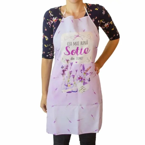 srt009 sort bucatarie cea mai buna sotie din lume Sort bucatarie personalizat cea mai buna sotie din lume sorturi personalizate pentru ocazii si persoane speciale nasa mama bunica iubita sotie sora