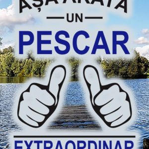 Breloc personalizat asa arata un pescar extraordinar , cadouri pentru pescari si pescuit