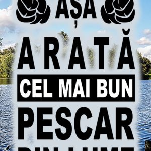 Breloc personalizat asa arata cel mai bun pescar din lume cadouri pentru pescari si pescuit