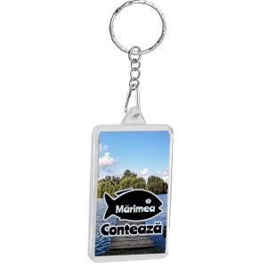Breloc personalizat marimea conteaza , cadouri pentru pescari si pescuit