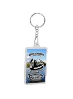 brl018 Breloc plastic nascut sa pescuiesc fortat sa lucrez Breloc personalizat nascut sa pescuiesc fortat sa lucrez , cadouri pentru pescari si pescuit