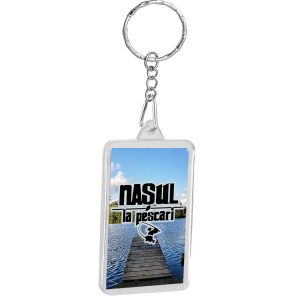 Breloc personalizat nasul la pescari , cadouri pentru pescari si pescuit