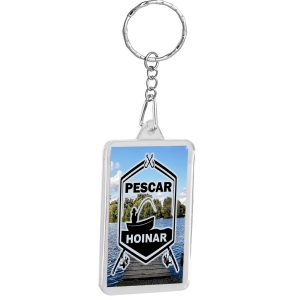 Breloc personalizat pescar hoinar , cadouri pentru pescari si pescuit