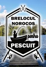 brl026 Brelocul norocos pentru pescuit print Breloc personalizat norocos pentru pescuit , cadouri pentru pescari si pescuit