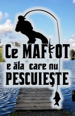 brl010 Breloc plastic ce mafiot e ala care nu pescuieste Breloc personalizat ce mafiot e ala care nu pescuieste , cadouri pentru pescari si pescuit