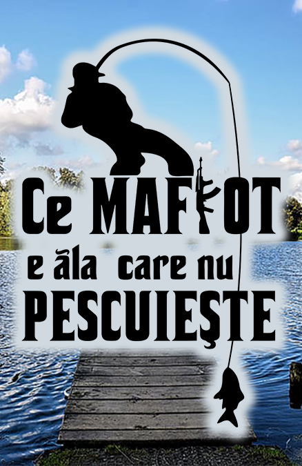 Breloc personalizat ce mafiot e ala care nu pescuieste , cadouri pentru pescari si pescuit