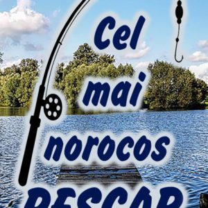 Breloc personalizat cel mai norocos pescar , cadouri pentru pescari si pescuit