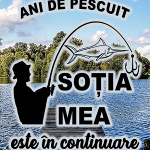 Breloc personalizat sotia mea e cea mai buna captura , cadouri pentru pescari si pescuit