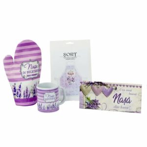 Set cadou pentru cea mai buna nasa cadouri nasi cadou nasa manusa nasa cana nasa tablou nasa sort nasa